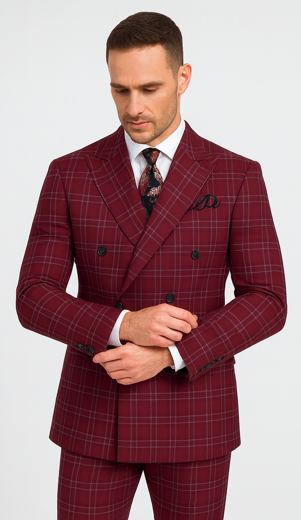 Rossi Man Milano RM1827 - Classic Tailored Men’s Suit - Formal Style for Modern Gentlemen | USA Men's Outlet