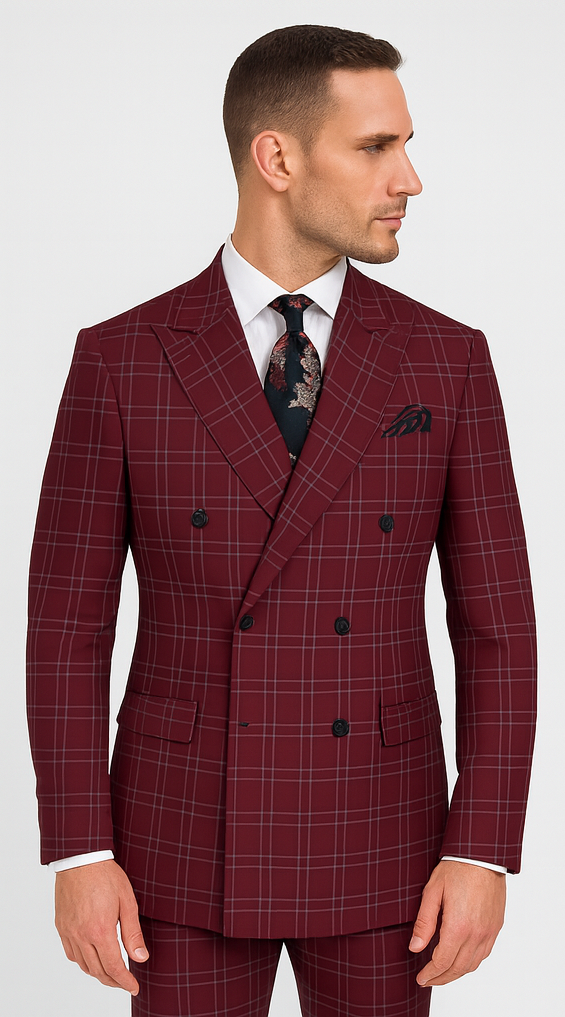 Rossi Man Milano RM1827 - Classic Tailored Men’s Suit - Formal Style for Modern Gentlemen | USA Men's Outlet