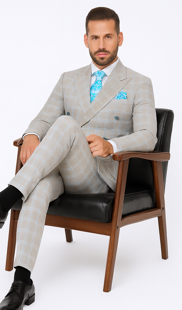 Rossi Man Milano RM1829 - Elegant Tailored Suit for Men - Modern Premium Formalwear by USA Men's Outlet