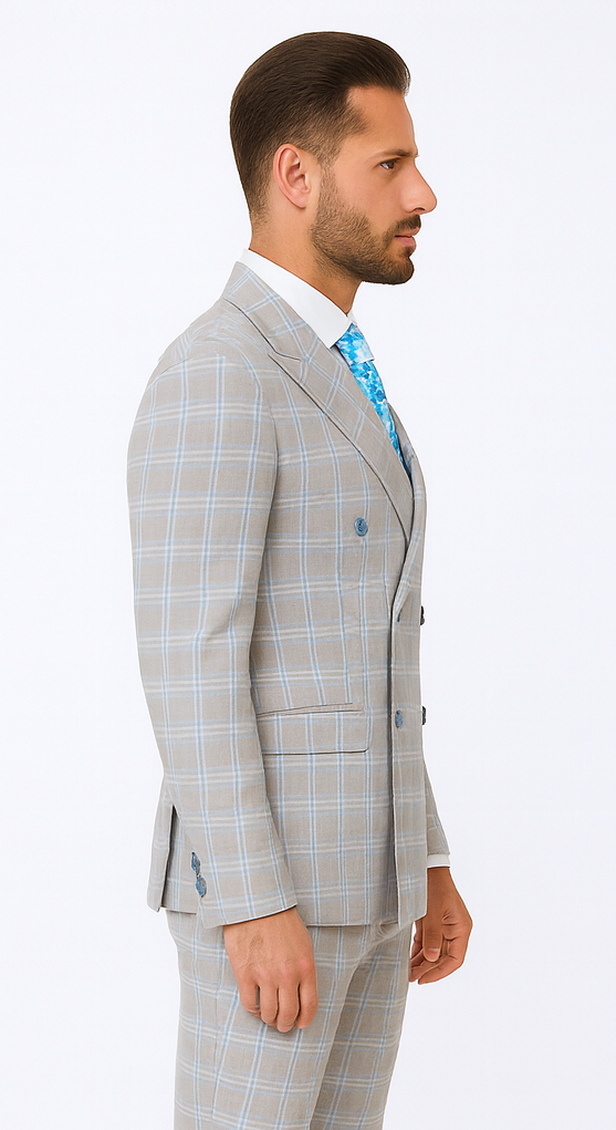 Rossi Man Milano RM1829 - Elegant Tailored Suit for Men - Modern Premium Formalwear by USA Men's Outlet