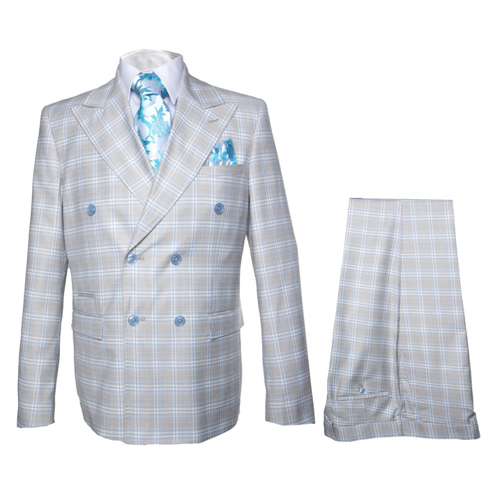 Rossi Man Milano RM1829 - Elegant Tailored Suit for Men - Modern Premium Formalwear by USA Men's Outlet