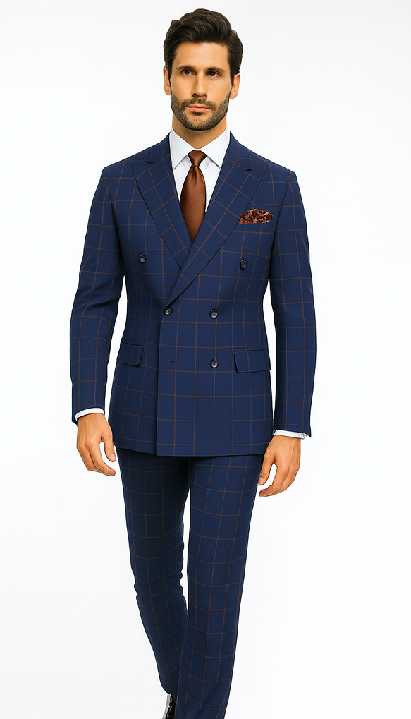Rossi Man Milano RM1831 - Classic Tailored Men’s Suit - Elegant Formal Wear by USA Men's Outlet