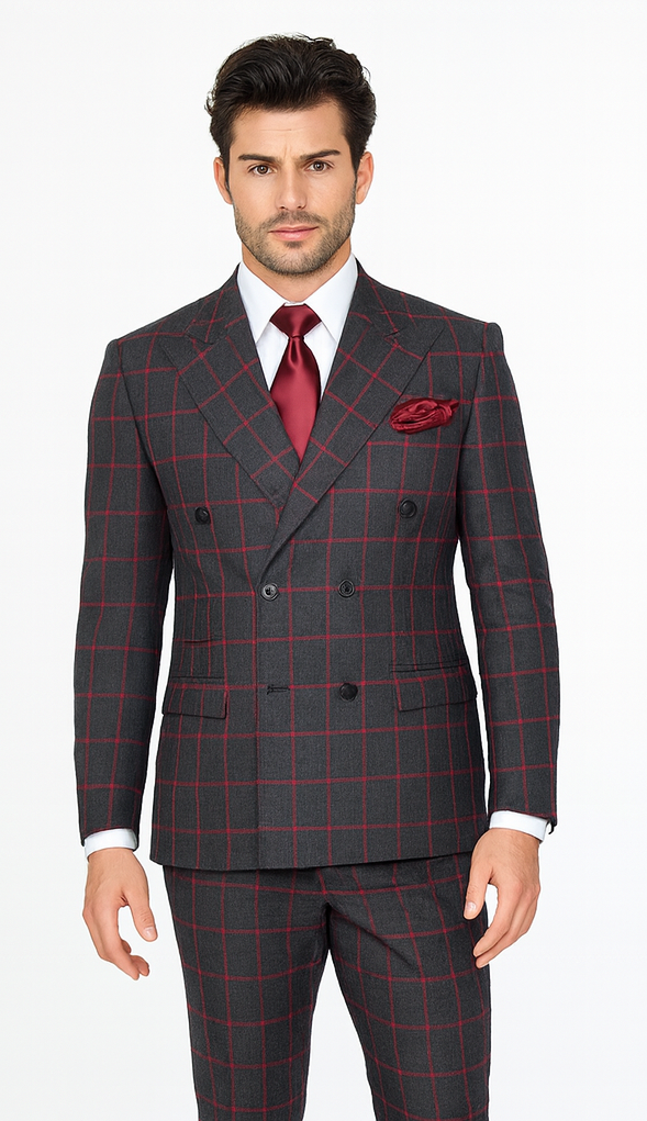 Rossi Man Milano RM1844 Black Formal Suit - Men’s Modern Collection USA Men's Outlet
