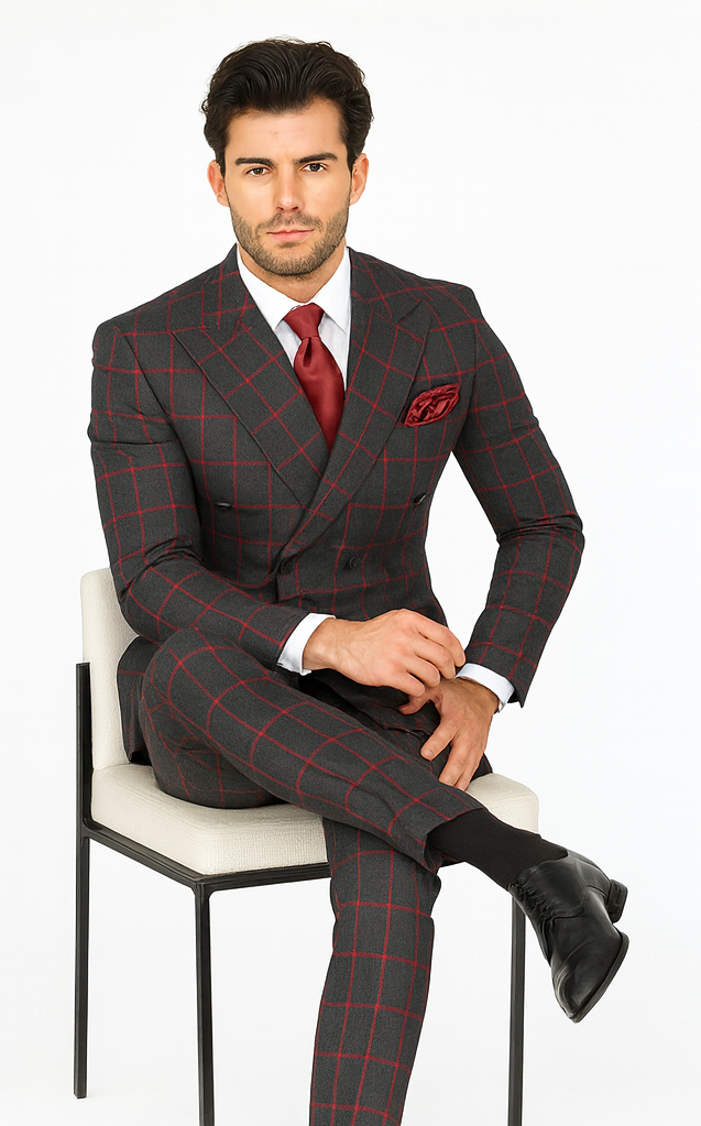Rossi Man Milano RM1844 Black Formal Suit - Men’s Modern Collection USA Men's Outlet