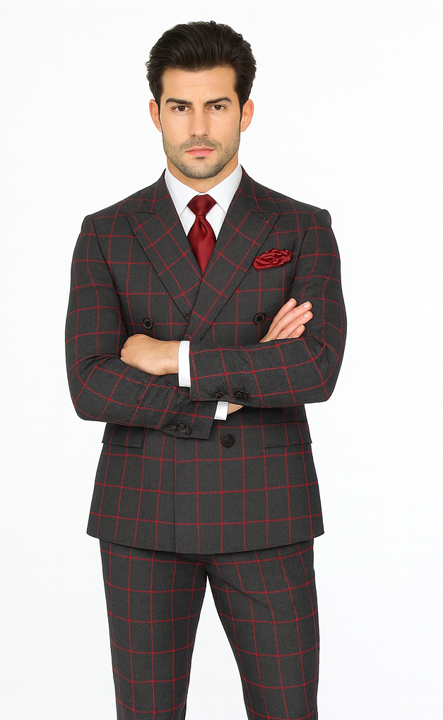 Rossi Man Milano RM1844 Black Formal Suit - Men’s Modern Collection USA Men's Outlet