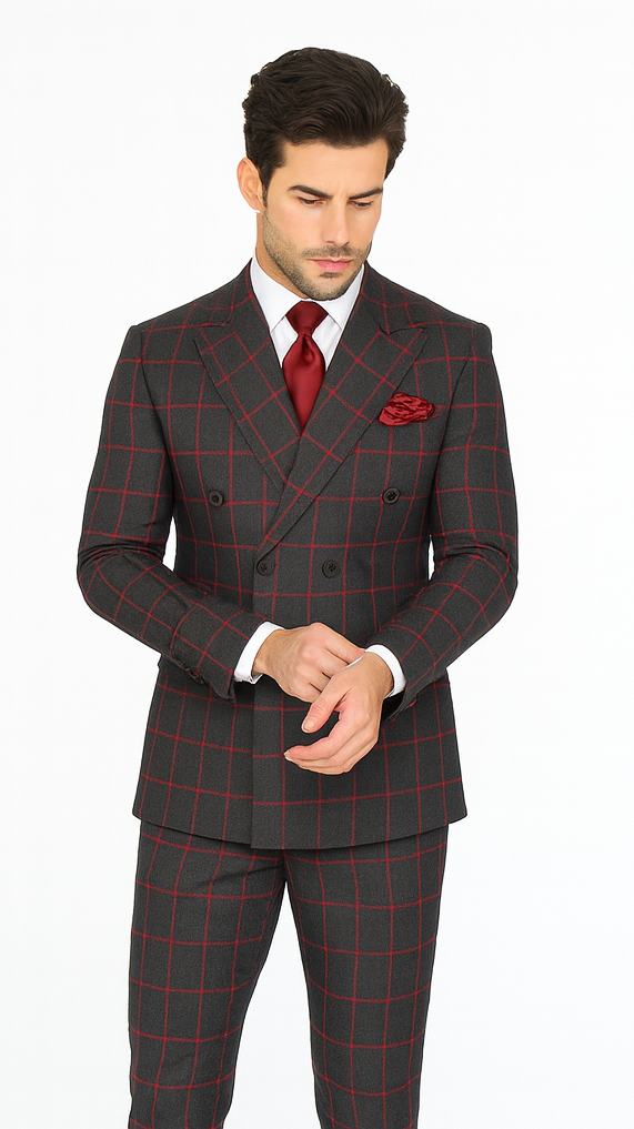 Rossi Man Milano RM1844 Black Formal Suit - Men’s Modern Collection USA Men's Outlet