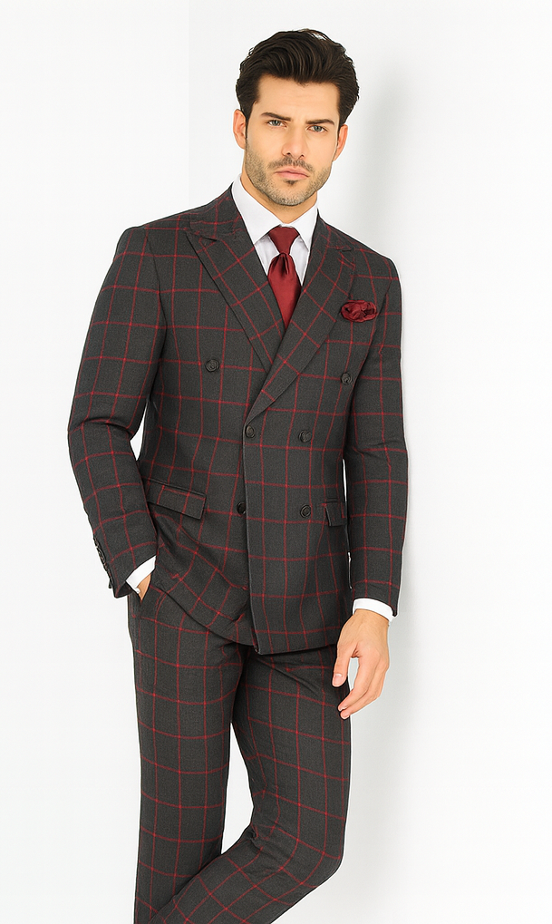 Rossi Man Milano RM1844 Black Formal Suit - Men’s Modern Collection USA Men's Outlet