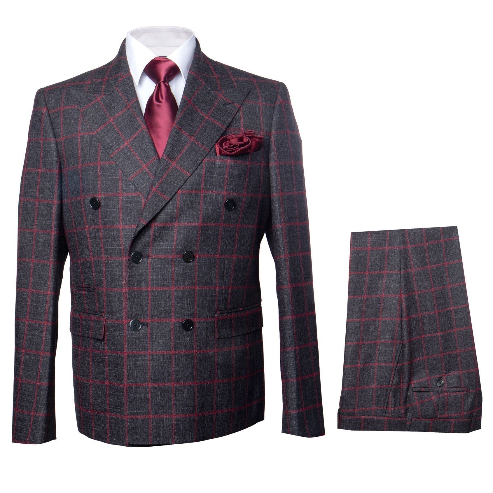 Rossi Man Milano RM1844 Black Formal Suit - Men’s Modern Collection USA Men's Outlet