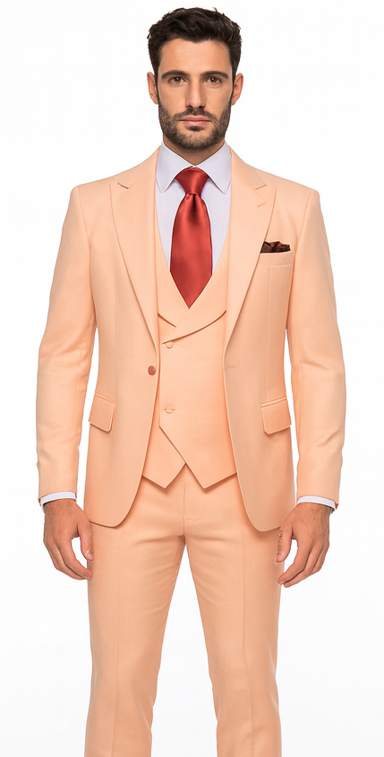 Rossi Man Paul RM1393 - Classic Tailored Suit for Men - Elegant Formal Style by USA Men's Outlet
