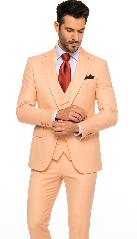 Rossi Man Paul RM1393 - Classic Tailored Suit for Men - Elegant Formal Style by USA Men's Outlet