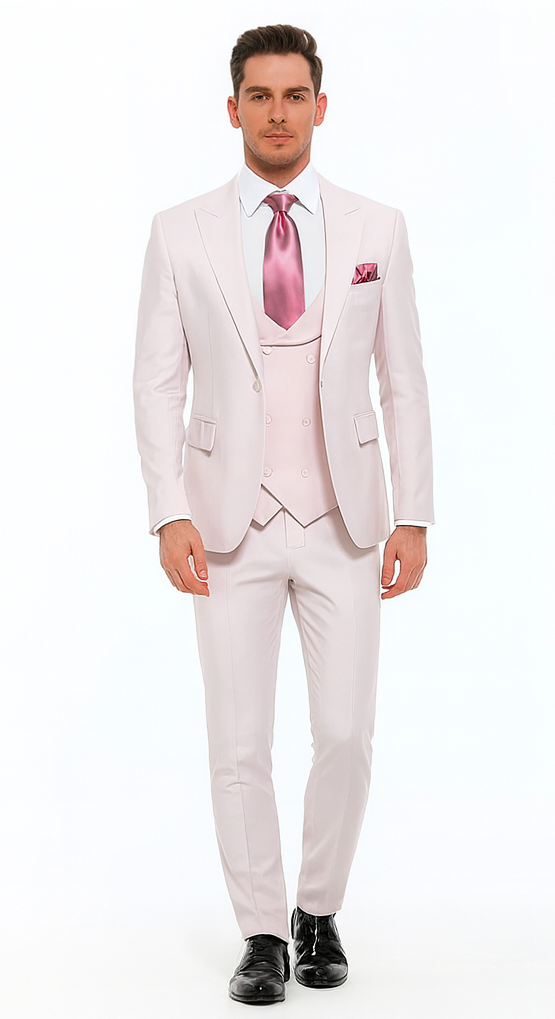 Rossi Man Paul RM1397 - Men’s Classic Tailored Suit - Elegant Modern Formalwear USA Men's Outlet