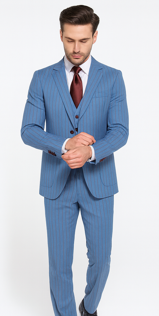 Rossi Man Remo RM1756 - Stylish Men’s Tailored Suit - Modern Elegant Formalwear USA Men's Outlet