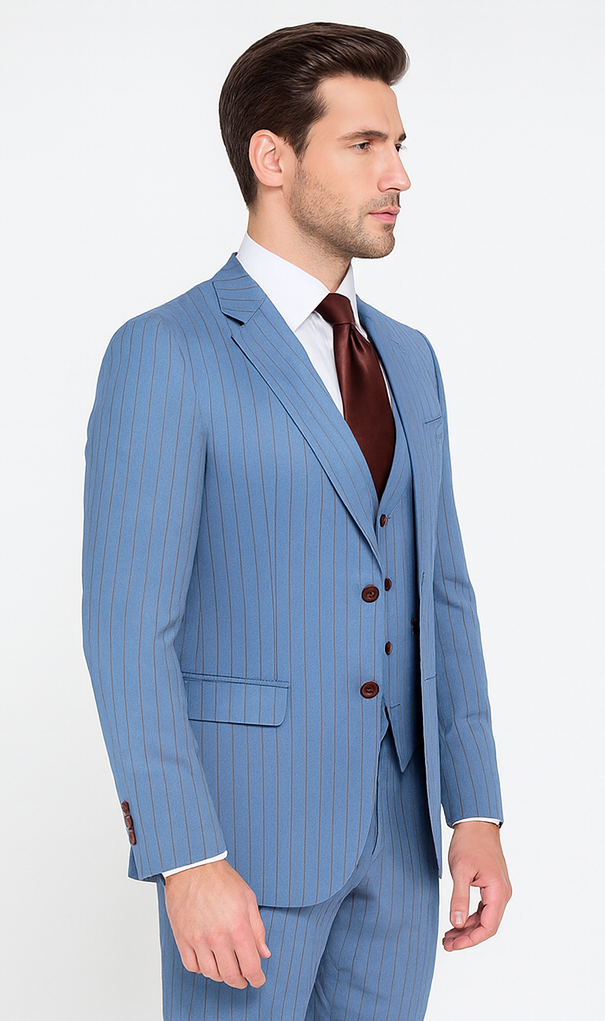 Rossi Man Remo RM1756 - Stylish Men’s Tailored Suit - Modern Elegant Formalwear USA Men's Outlet