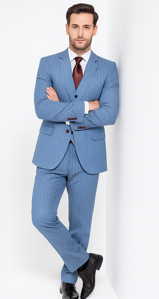 Rossi Man Remo RM1756 - Stylish Men’s Tailored Suit - Modern Elegant Formalwear USA Men's Outlet