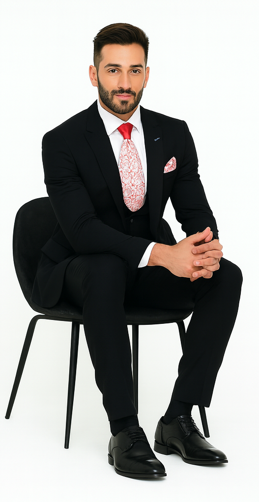 Rossi Man Remo RM1757 - Men’s Tailored Fit Suit - Modern Elegant Formal Style by USA Men's Outlet