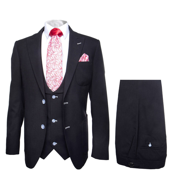 Rossi Man Remo RM1757 - Men’s Tailored Fit Suit - Modern Elegant Formal Style by USA Men's Outlet