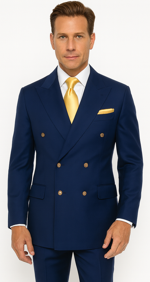Rossi Man RM1102 Milano Collection Modern Fit Suit for Men - Stylish Formalwear for Special Events by USA Men's Outlet