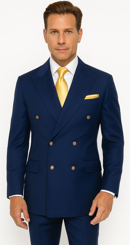 Rossi Man RM1102 Milano Collection Modern Fit Suit for Men - Stylish Formalwear for Special Events by USA Men's Outlet