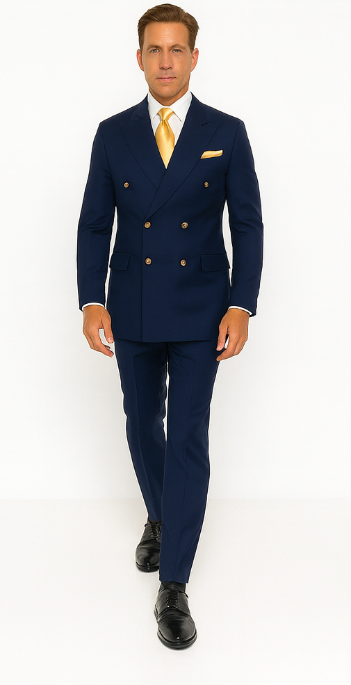 Rossi Man RM1102 Milano Collection Modern Fit Suit for Men - Stylish Formalwear for Special Events by USA Men's Outlet
