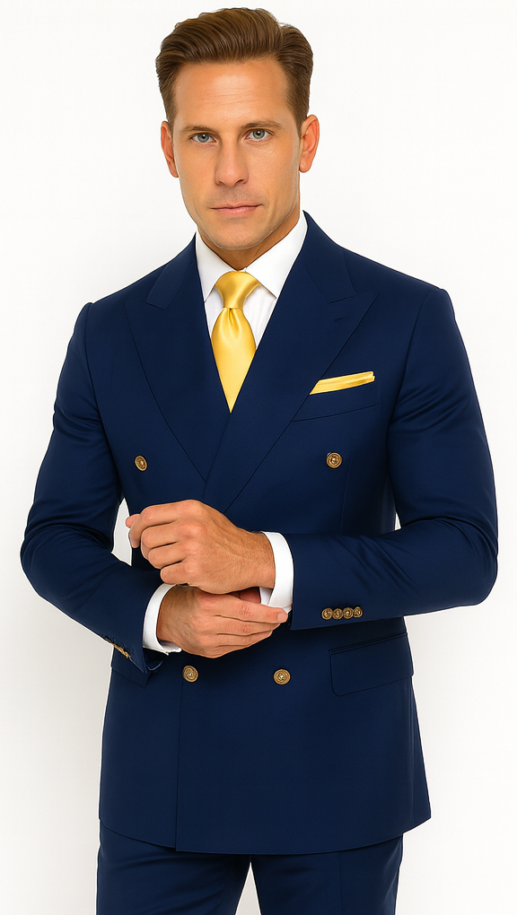 Rossi Man RM1102 Milano Collection Modern Fit Suit for Men - Stylish Formalwear for Special Events by USA Men's Outlet