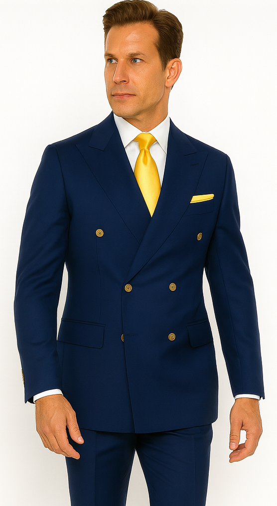 Rossi Man RM1102 Milano Collection Modern Fit Suit for Men - Stylish Formalwear for Special Events by USA Men's Outlet