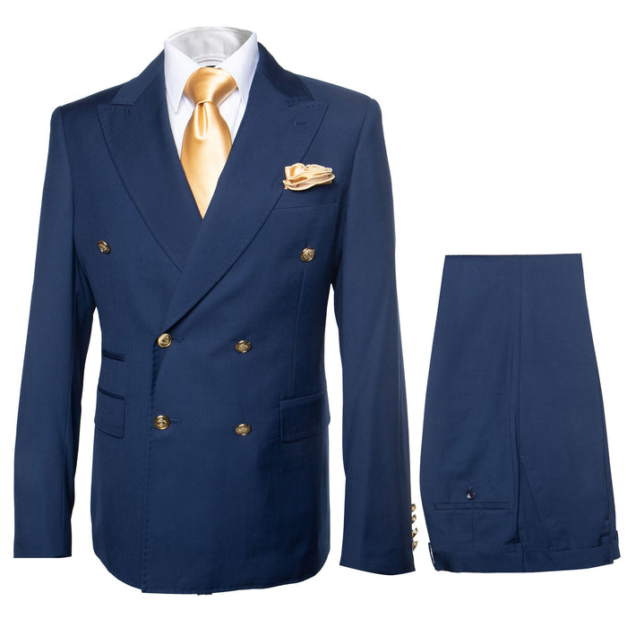 Rossi Man RM1102 Milano Collection Modern Fit Suit for Men - Stylish Formalwear for Special Events by USA Men's Outlet