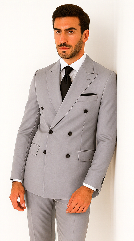 Rossi Man RM1178 Milano Collection Slim Fit Suit for Men - Modern Formal Wear by USA Men's Outlet