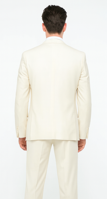 Rossi Man RM1206 - Sydney II Collection 3-Piece Slim Fit Suit for Men - Modern Tailored Formalwear | USA Men's Outlet