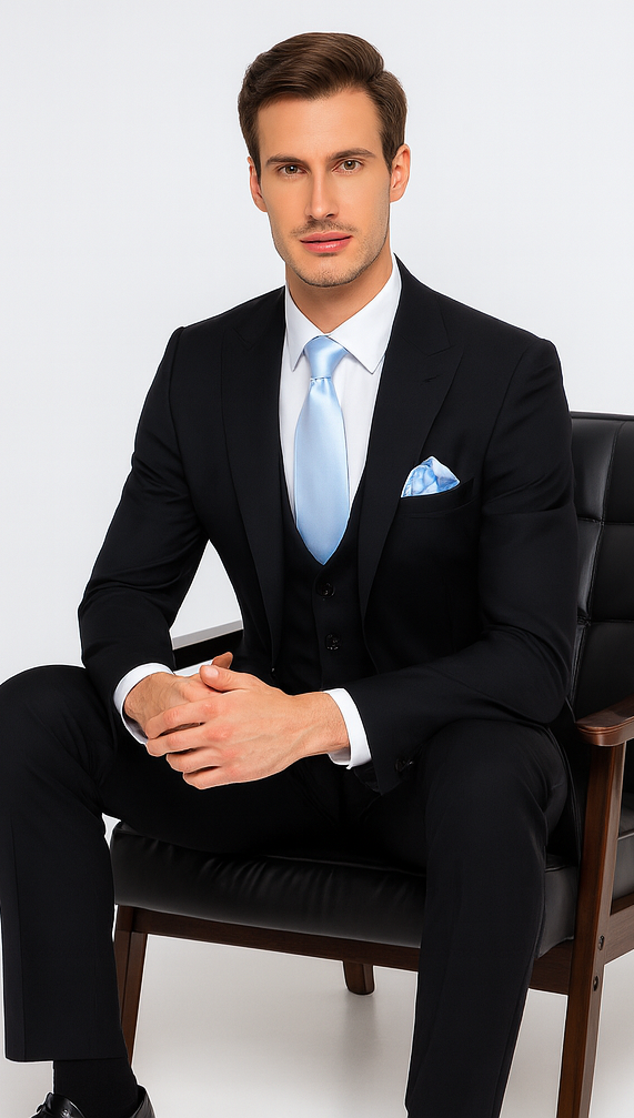 Rossi Man RM1310 - Sydney II Collection Modern Tailored Suit for Men - Elegant 2-Piece Slim Fit Formalwear USA Men's Outlet
