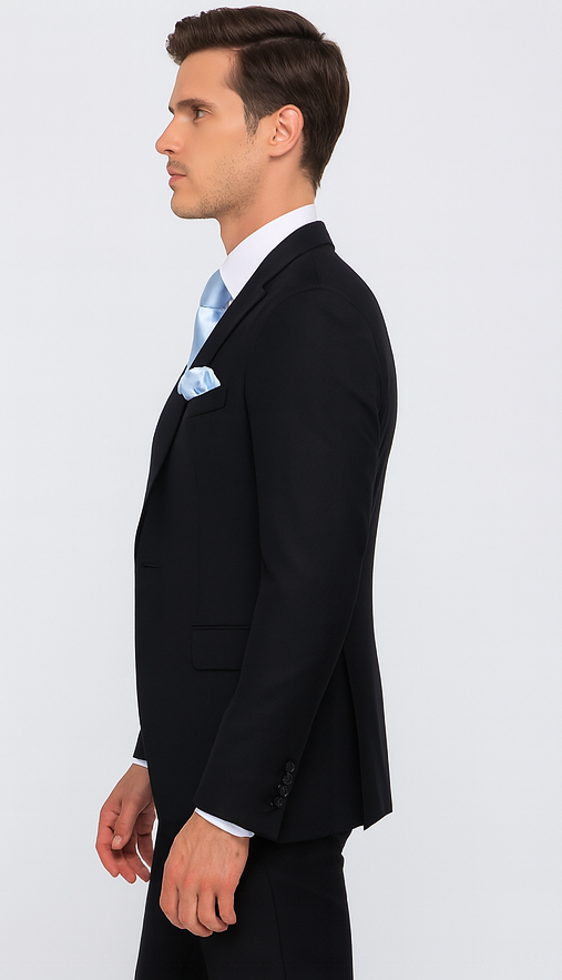 Rossi Man RM1310 - Sydney II Collection Modern Tailored Suit for Men - Elegant 2-Piece Slim Fit Formalwear USA Men's Outlet