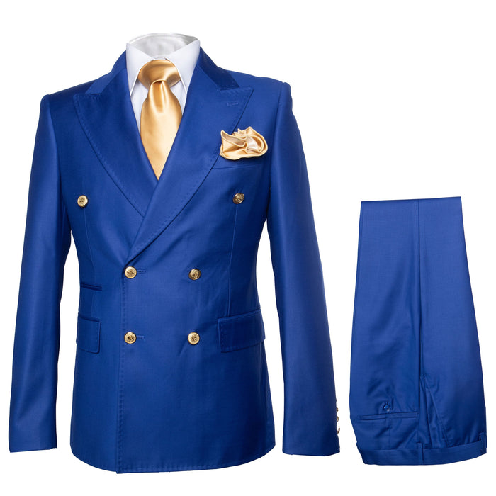Rossi Man RM1375 - Milano Series Modern 3-Piece Suit for Men - Slim Fit Formalwear USA Men's Outlet