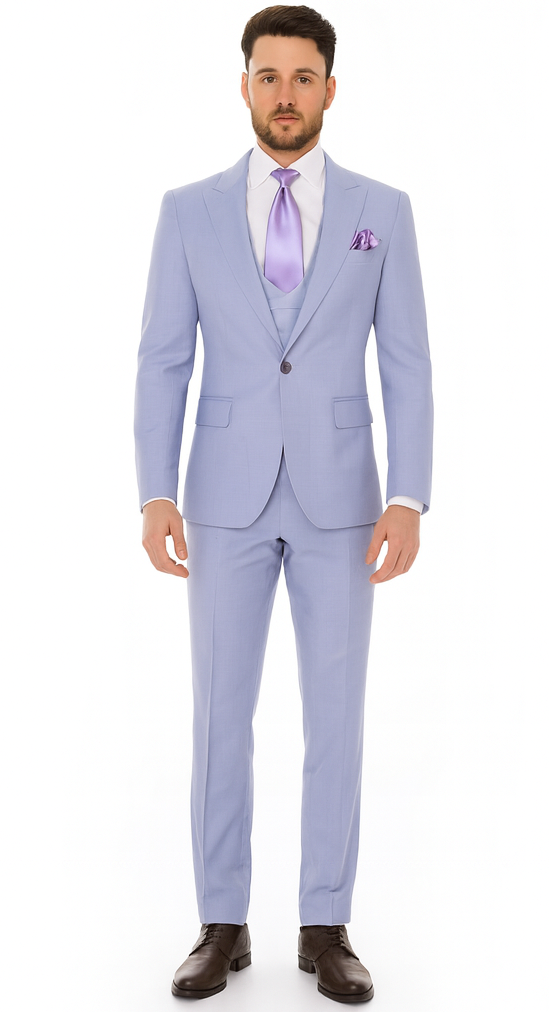 Rossi Man RM1396 - Paul Collection Elegant Formal Suit for Men - Tailored Modern Style at USA Men's Outlet