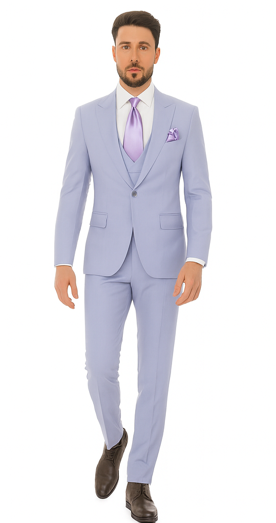 Rossi Man RM1396 - Paul Collection Elegant Formal Suit for Men - Tailored Modern Style at USA Men's Outlet