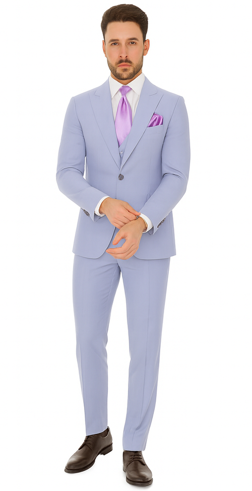Rossi Man RM1396 - Paul Collection Elegant Formal Suit for Men - Tailored Modern Style at USA Men's Outlet