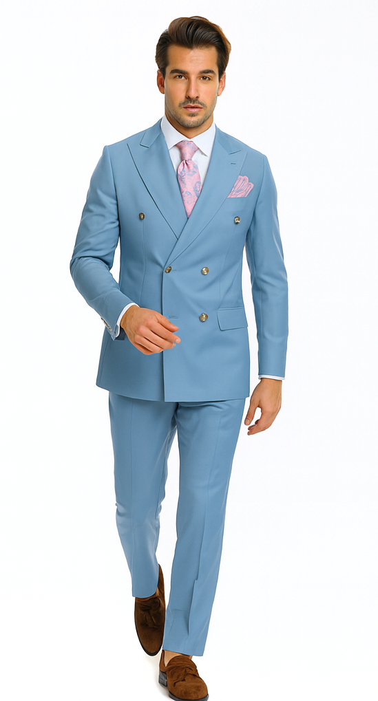 Rossi Man RM1771 - Sophisticated Milano Slim Fit Suit for Men - Modern Formalwear by USA Men's Outlet