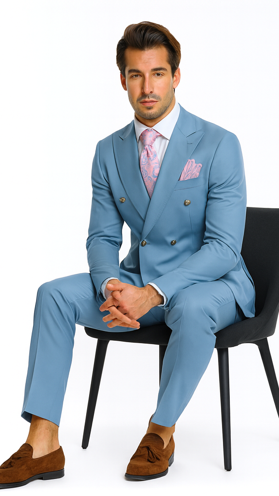 Rossi Man RM1771 - Sophisticated Milano Slim Fit Suit for Men - Modern Formalwear by USA Men's Outlet