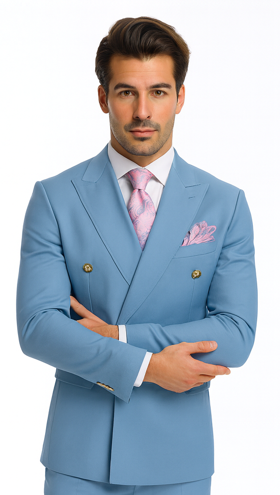 Rossi Man RM1771 - Sophisticated Milano Slim Fit Suit for Men - Modern Formalwear by USA Men's Outlet