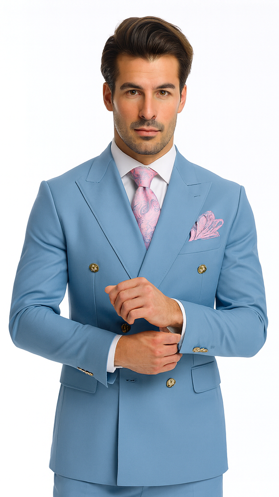 Rossi Man RM1771 - Sophisticated Milano Slim Fit Suit for Men - Modern Formalwear by USA Men's Outlet