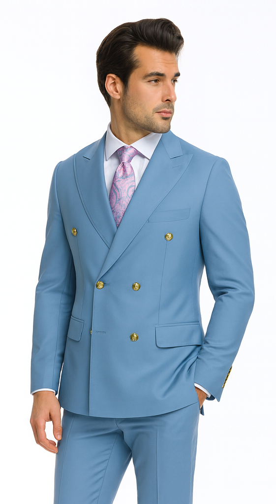 Rossi Man RM1771 - Sophisticated Milano Slim Fit Suit for Men - Modern Formalwear by USA Men's Outlet
