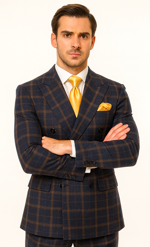 Rossi Man RM1790 - Elegant Slim Fit Milano Suit for Men - Stylish Modern Formal Attire | USA Men's Outlet