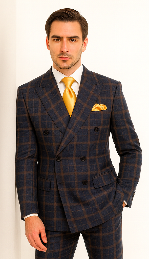 Rossi Man RM1790 - Elegant Slim Fit Milano Suit for Men - Stylish Modern Formal Attire | USA Men's Outlet