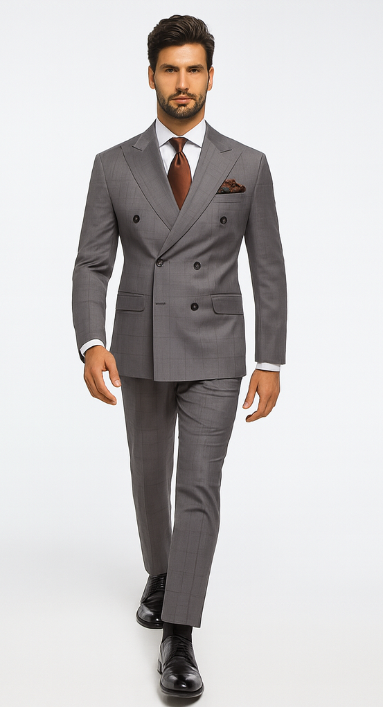 Rossi Man RM1830 - Milano Collection Elegant Formal Suit for Men - Premium Tailored Wear at USA Men's Outlet
