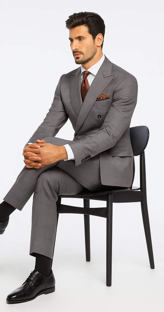 Rossi Man RM1830 - Milano Collection Elegant Formal Suit for Men - Premium Tailored Wear at USA Men's Outlet