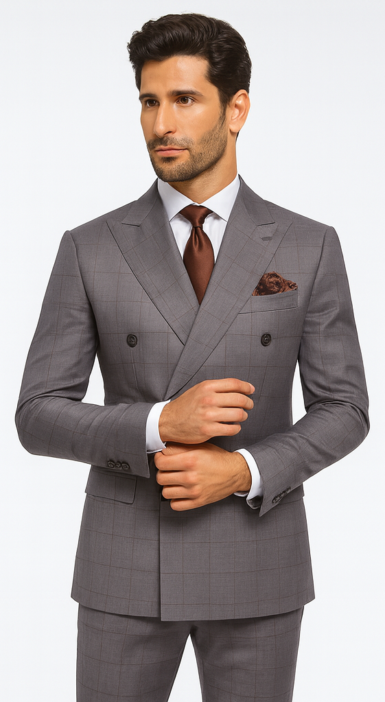 Rossi Man RM1830 - Milano Collection Elegant Formal Suit for Men - Premium Tailored Wear at USA Men's Outlet