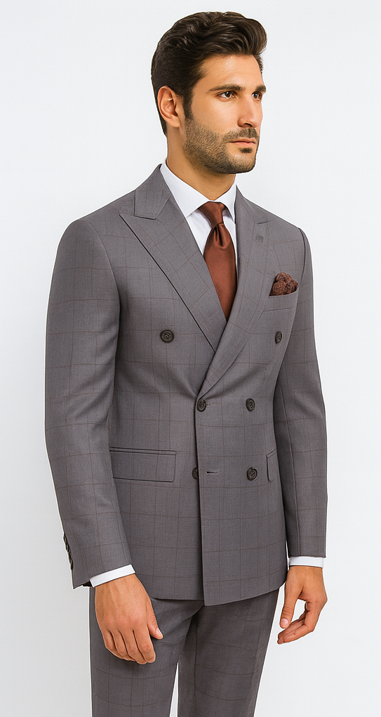 Rossi Man RM1830 - Milano Collection Elegant Formal Suit for Men - Premium Tailored Wear at USA Men's Outlet