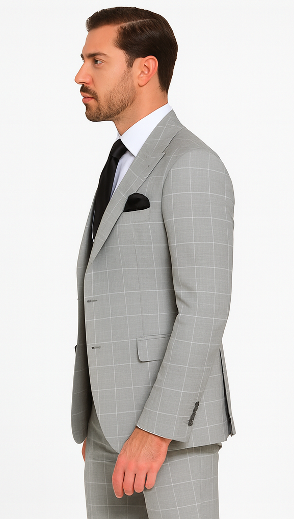 Rossi Man RM1851 Tom - Men’s Slim Fit 3 Piece Suit for Modern Elegance & Timeless Style by USA Men's Outlet