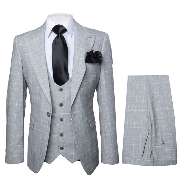Rossi Man RM1851 Tom - Men’s Slim Fit 3 Piece Suit for Modern Elegance & Timeless Style by USA Men's Outlet