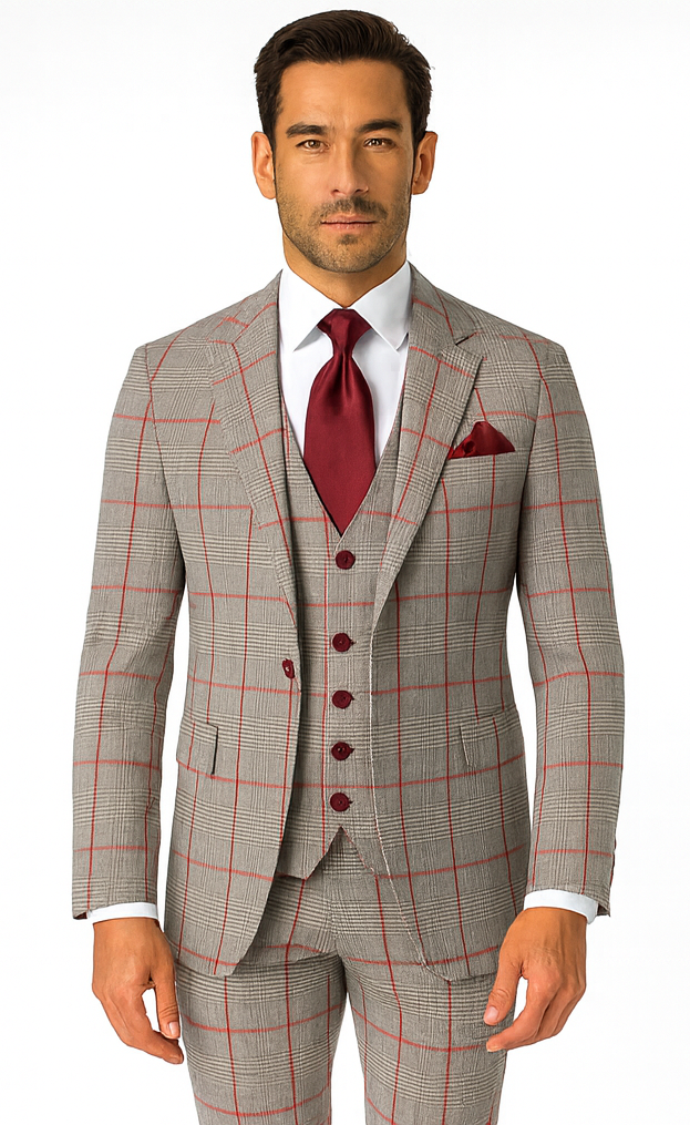 Rossi Man RM1854 Tom Slim Fit Suit - Modern Men’s Formalwear at USA Men's Outlet