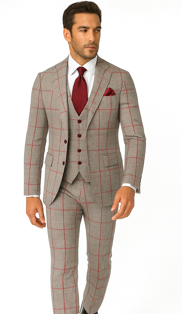 Rossi Man RM1854 Tom Slim Fit Suit - Modern Men’s Formalwear at USA Men's Outlet
