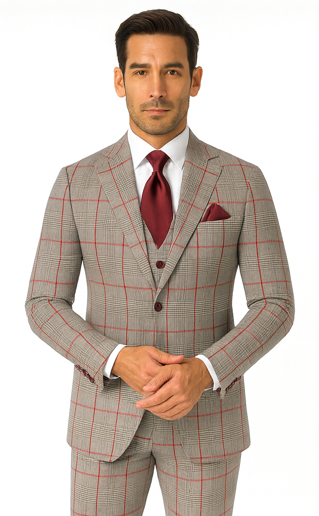 Rossi Man RM1854 Tom Slim Fit Suit - Modern Men’s Formalwear at USA Men's Outlet
